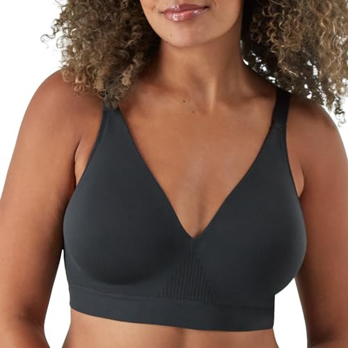 Bali Women's Wireless Bra, Comfort Revolution Modern Seamless Bra, Flex-to-Fit Wirefree Bra Black | Amazon (US)
