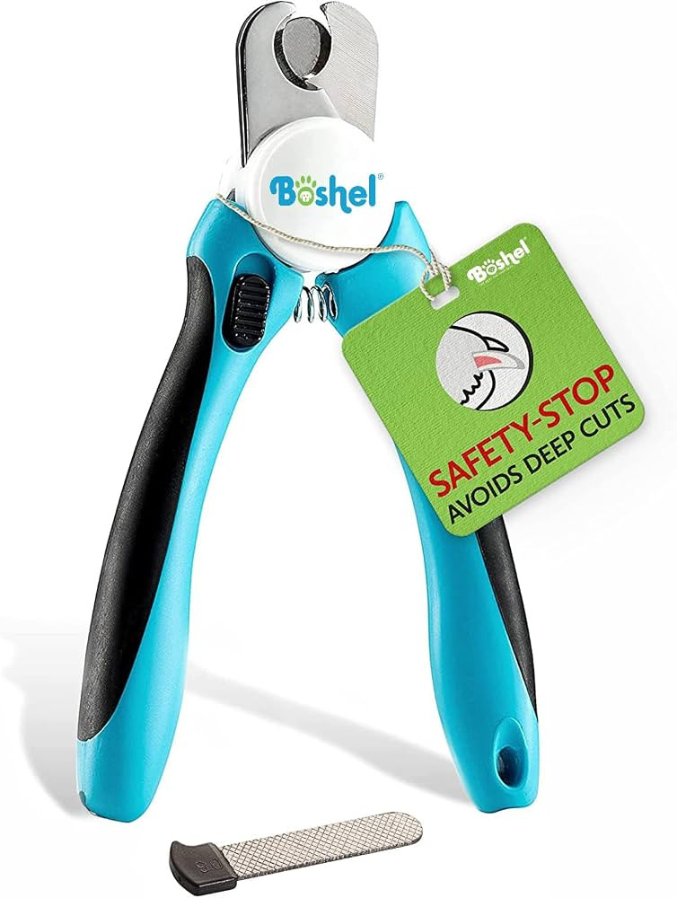 BOSHEL Dog Nail Clippers and Trimmer with Safety Guard - Professional Pet Grooming Tool, Non-Slip... | Amazon (US)