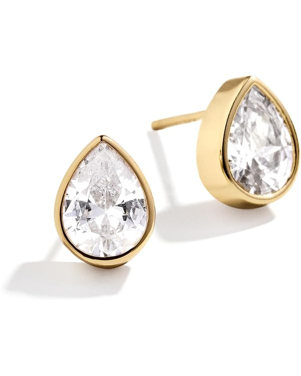 BaubleBar Donna Bezel Studs | Amazon (US)