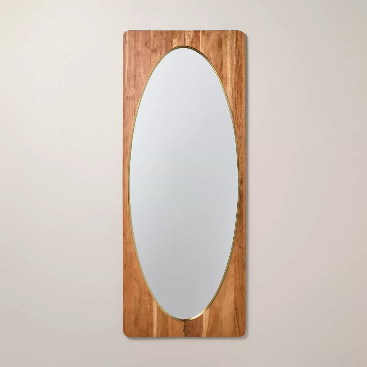 24"x60" Wood Framed Oval Mirror - Hearth & Hand™ with Magnolia | Target