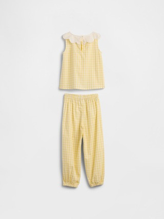 babyGap Poplin Two-Piece Outfit Set | Gap Factory