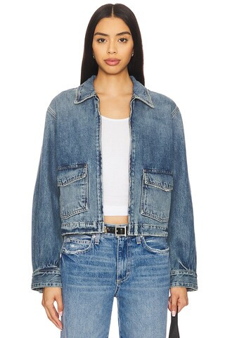AMO Denim Sally Jacket in Moonstruck from Revolve.com | Revolve Clothing (Global)