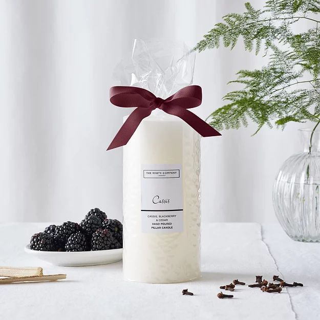 Cassis Pillar Candle
    
            
    
    
    
    
    
    
            2 reviews
    

... | The White Company (UK)
