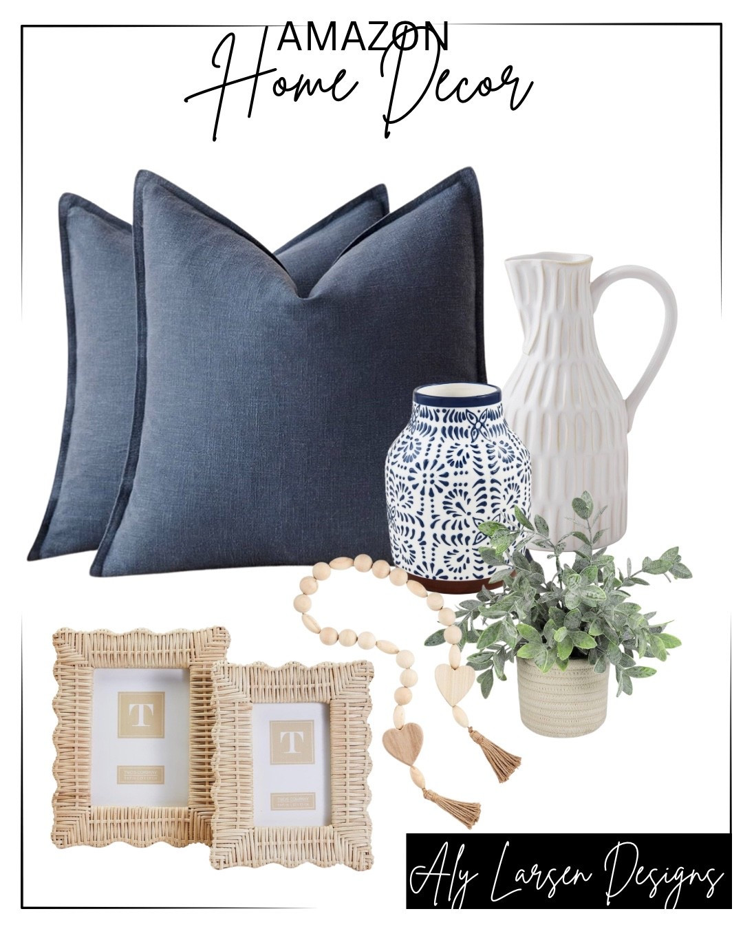 Navy blue Amazon home decor 

#LTKHome #LTKStyleTip