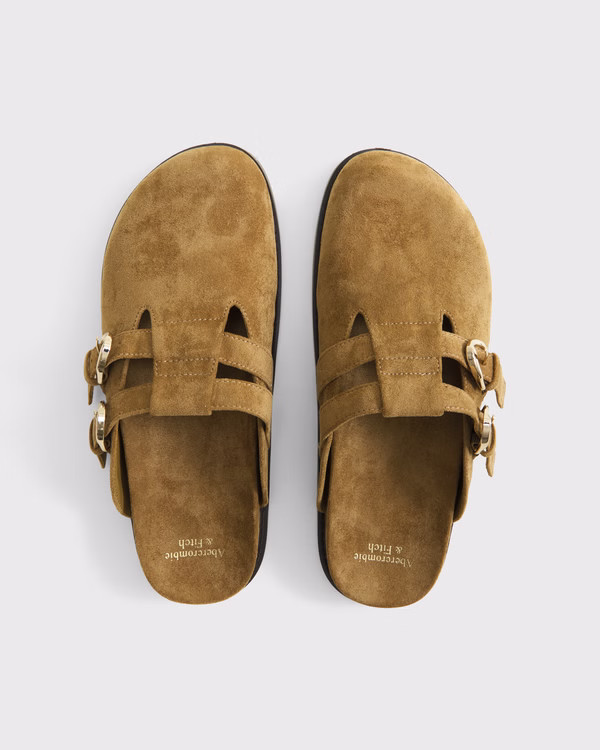 Vegan Suede Clogs | Abercrombie & Fitch (US)