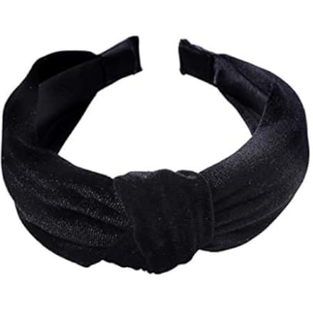 Headbands for Women - 1Pcs Hair Hoops with Cross Knot Hairbands with Cloth Wrapped Headwear Styli... | Amazon (US)