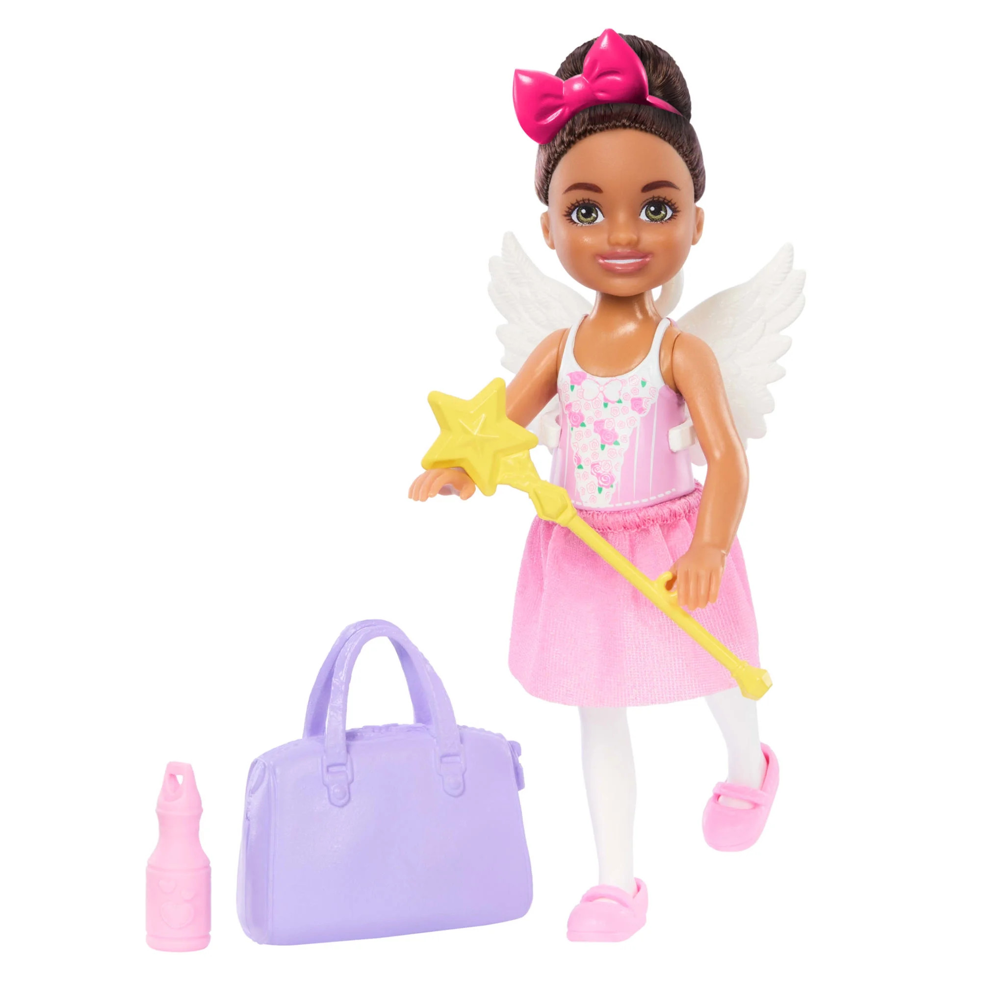 Barbie Chelsea Ballerina Doll & Accessories Set, Career-Themed Brunette Small Doll | Walmart (US)