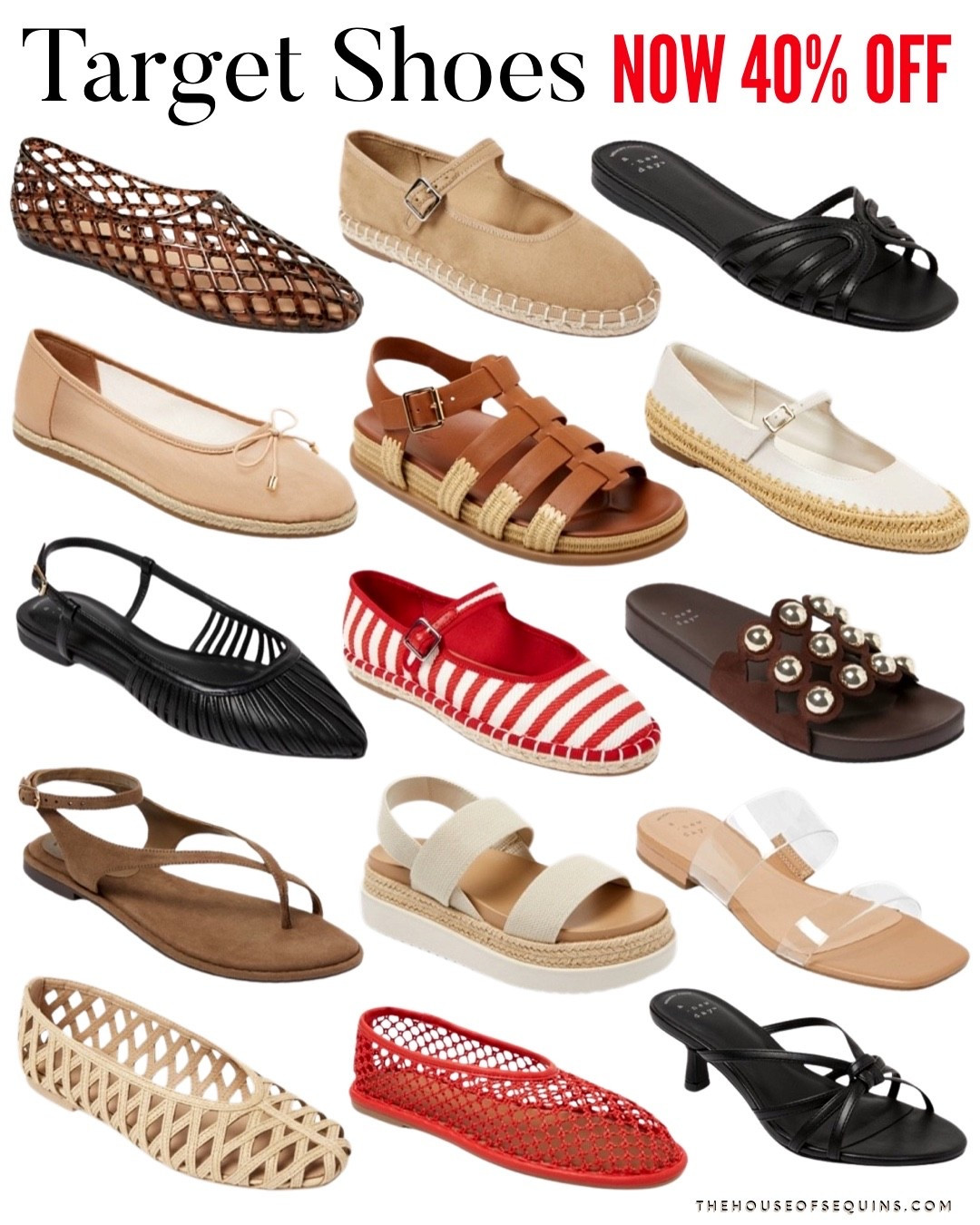Target shoes NOW 40% OFF!
