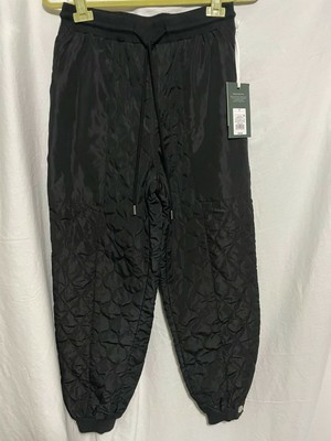 NWT Sandy Liang Women's Mid-Rise Quilted Jogger Pants, Black | eBay US