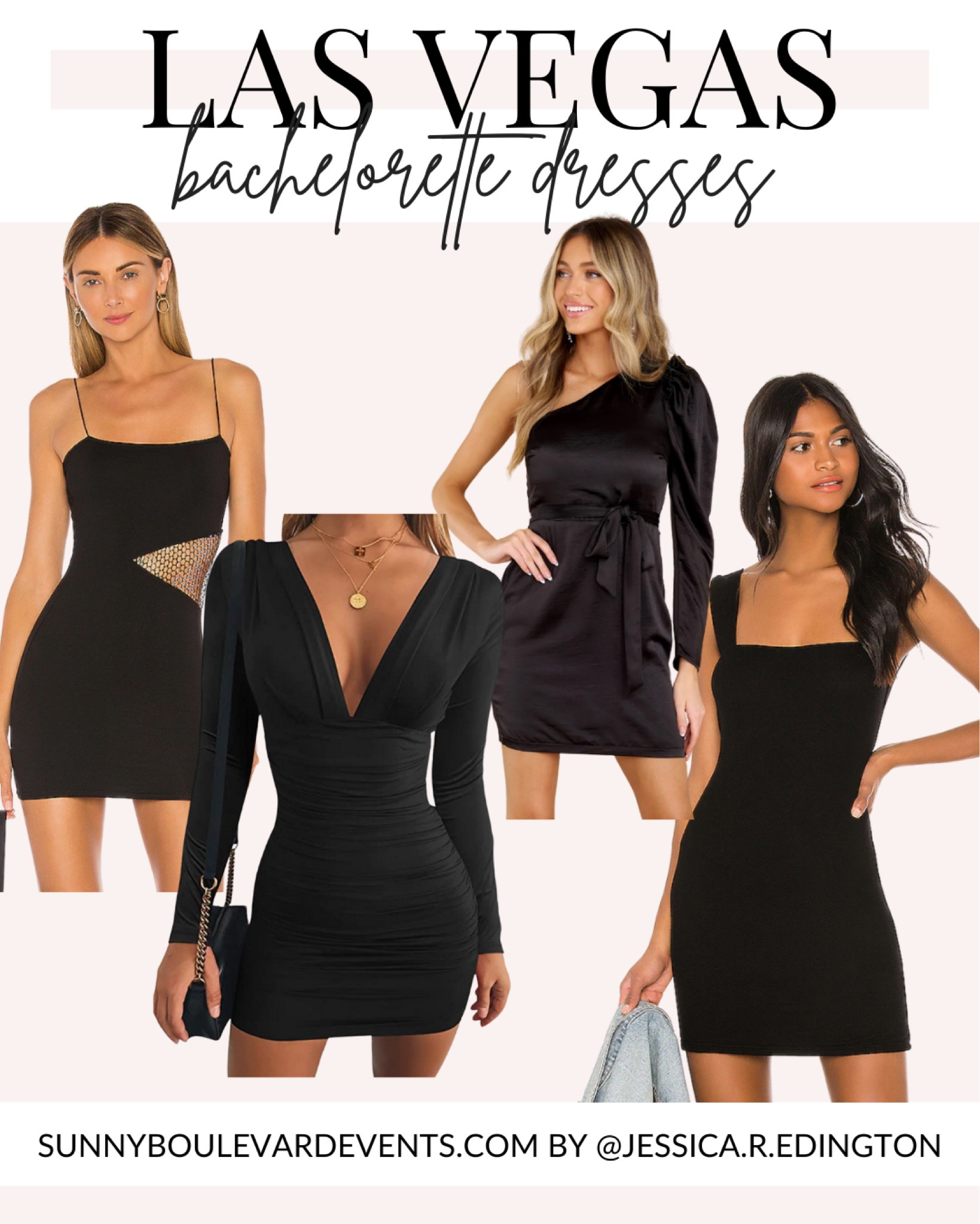 Heading to Las Vegas for a bachelorette party? Check out these cute black dresses under $100 that are both sexy and affordable. From long sleeve party dresses to going out dresses, we've got you covered for a fun and classy dress to wear at a bach party! These sleeveless and off the shoulder dresses are the best finds from Amazon, Impeccable Pig Boutique, and Revolve, and would also work well to wear for a birthday or girls night.

#LTKunder100 #LTKwedding #LTKstyletip