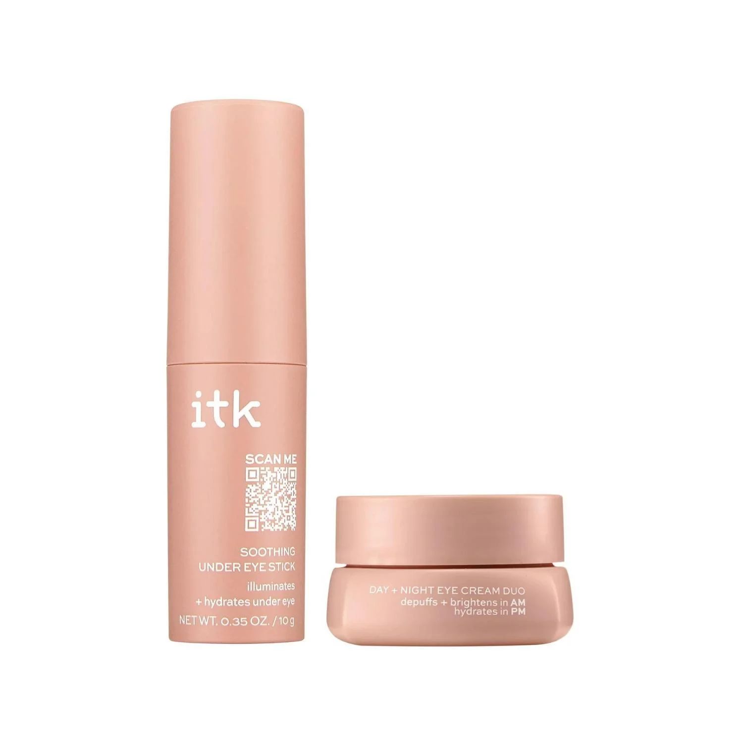 ITK SKINCARE Eye Stick & Eye Cream Bundle to Soothe + Moisturize Dark Circles | Walmart (US)