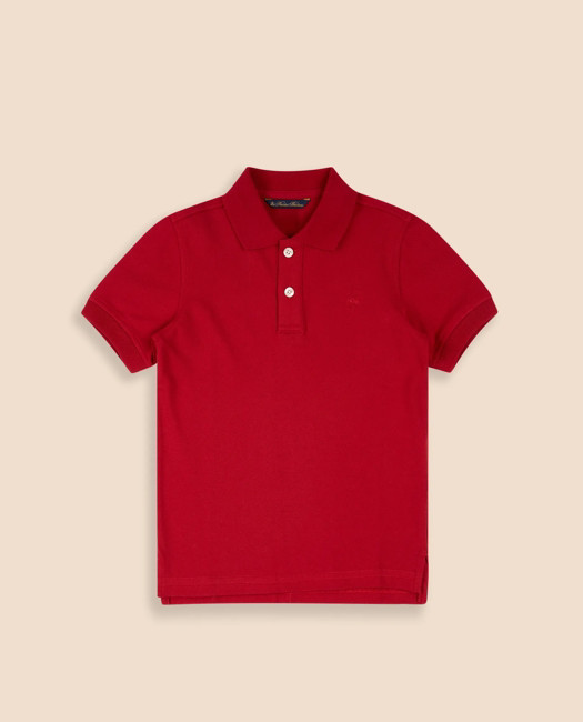 Brooks Brothers Boys Cotton-Blend Pique Polo Shirt | Red | Size 4 | Brooks Brothers