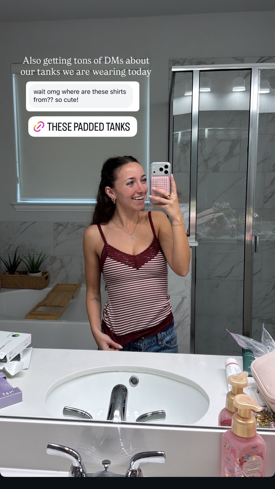 Brooklyn and I both love these bra-free tank tops, and I also linked some others that we wear frequently! ￼

#LTKPetite #LTKootd #LTKdayinmylife