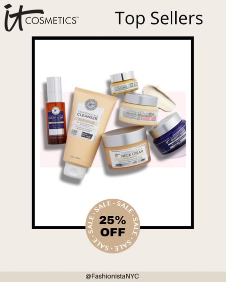SALE SiTEWIDE at IT Cosmetics!!!
25% OFF all your favorites 
Skincare - Cosmetics- MakeUp 💄 

Follow my shop @fashionistanyc on the @shop.LTK app to shop this post and get my exclusive app-only content!

#liketkit #LTKsalealert #LTKGiftGuide #LTKbeauty
@shop.ltk
https://liketk.it/4acsK