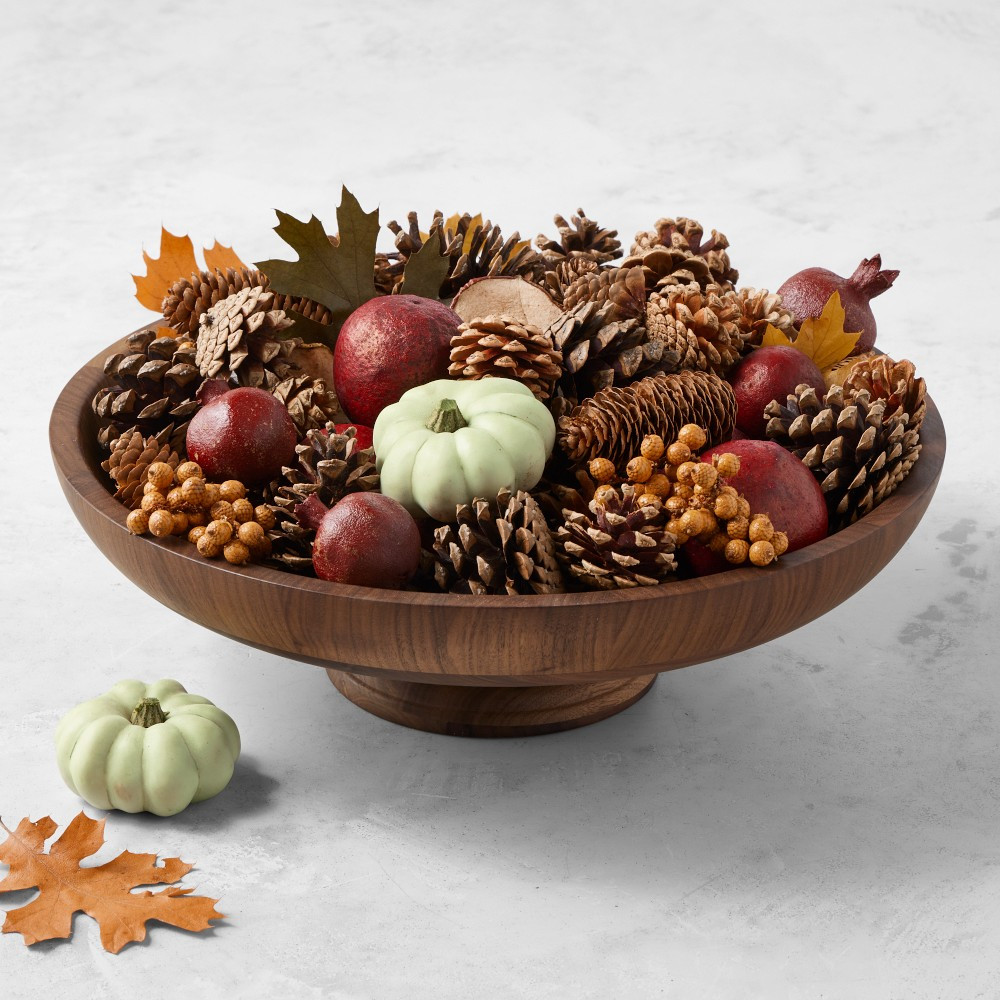 Pomegranate and Pumpkin Cornucopia Vase Filler | Williams-Sonoma