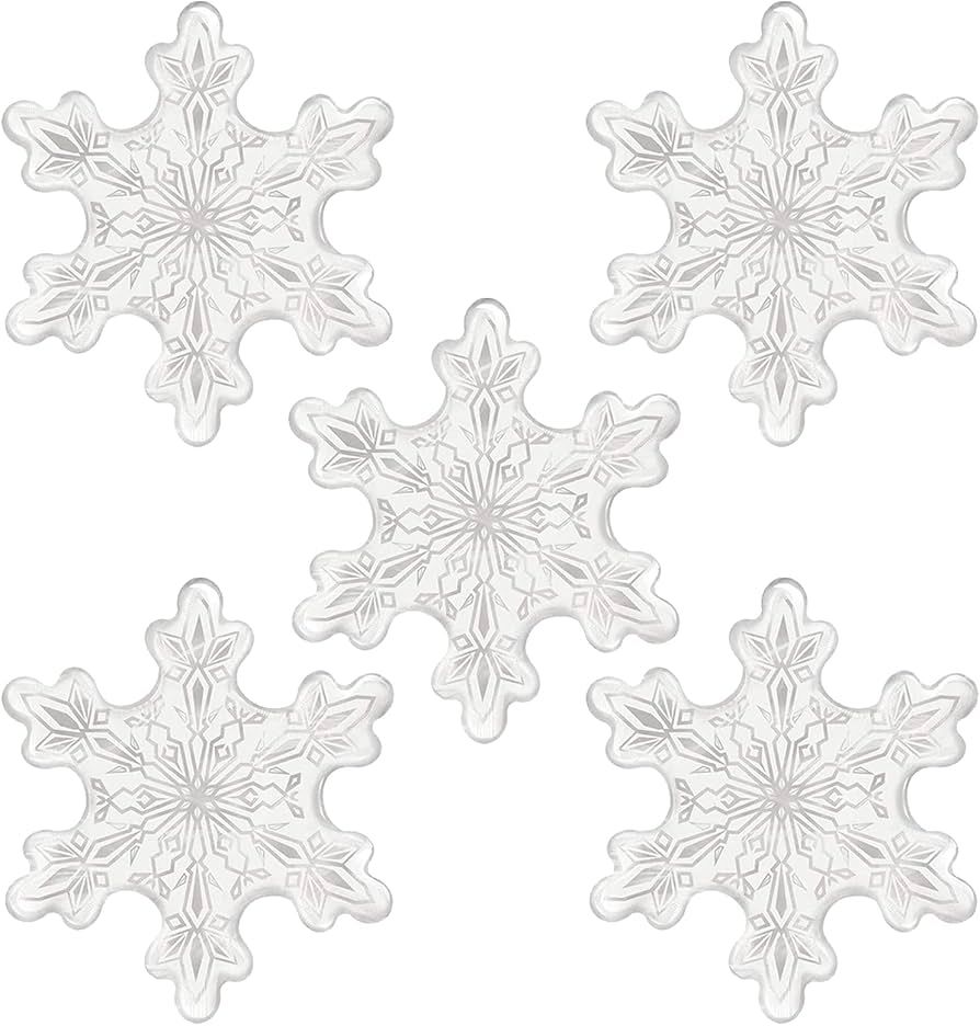 5pcs 36inch snowflake balloons-winter theme birthday party decerations supplier-winter flower for... | Amazon (US)