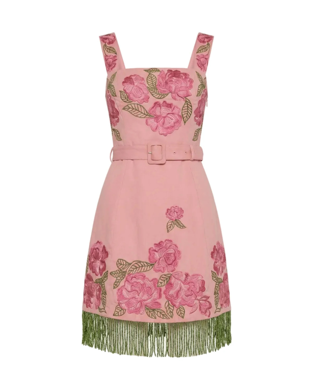 Sarah Bird Mini Dress in Pink Pop Floral | Over The Moon