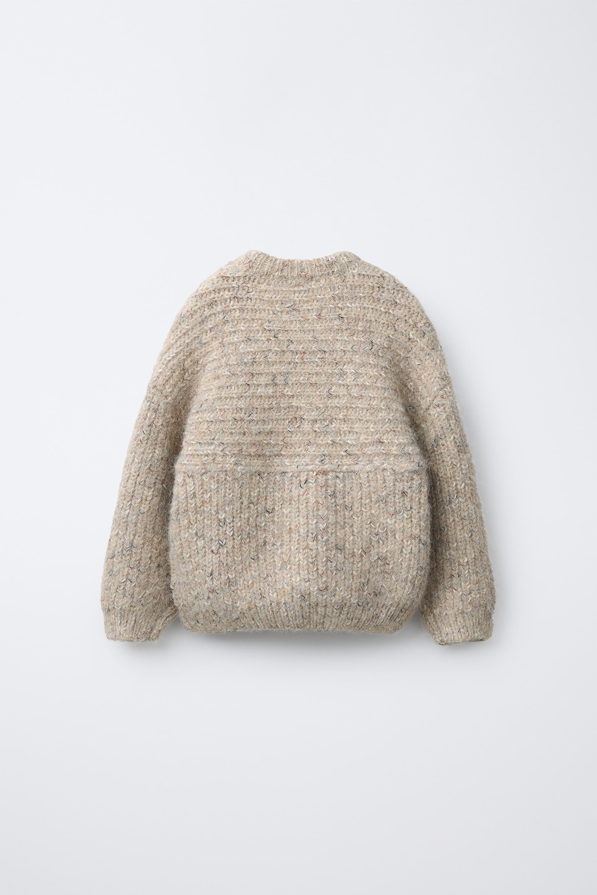 WOOL BLEND KNIT JUMPER | Zara US