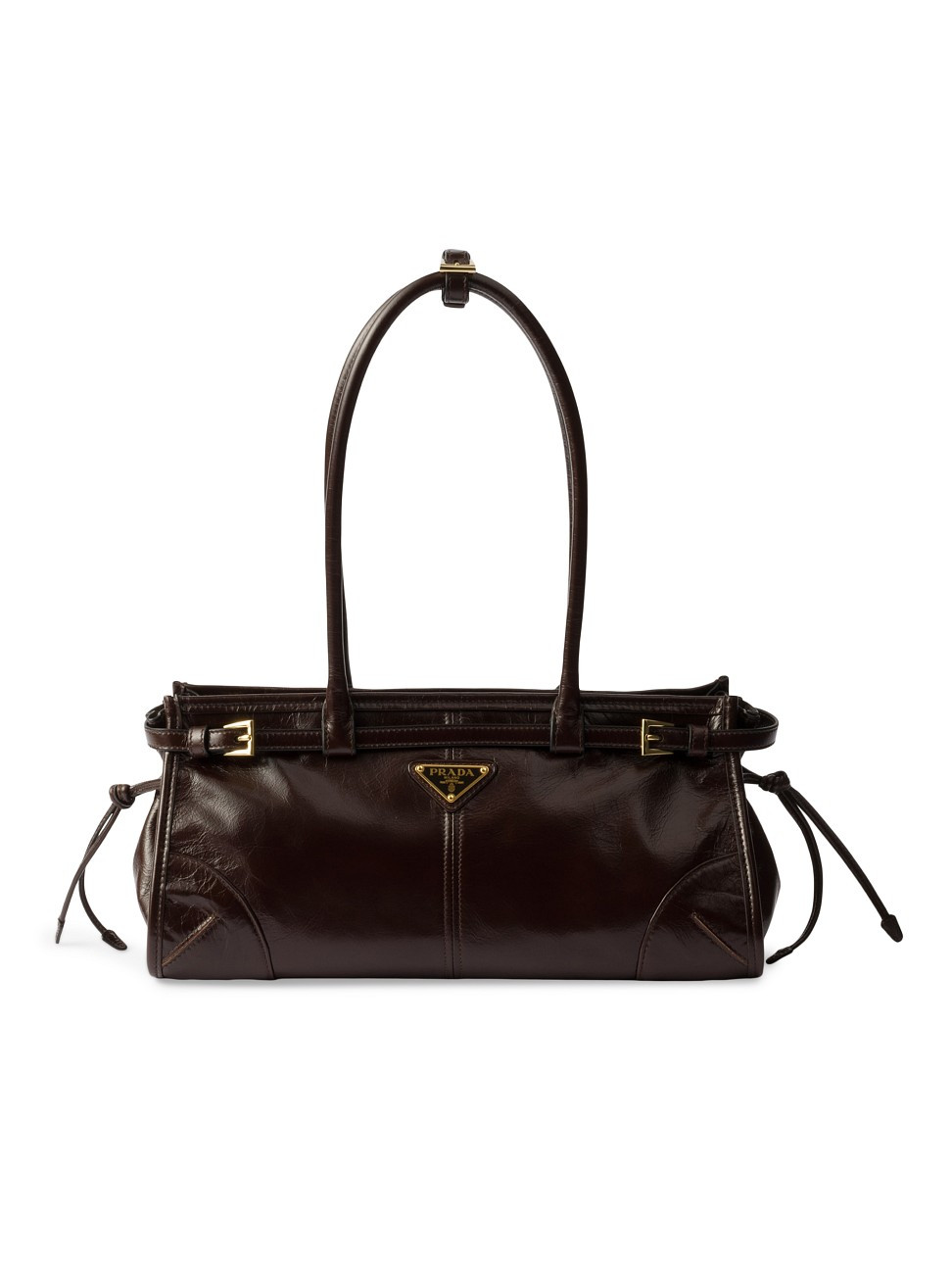 Women's Medium Leather Top Handbag - Dark Brown | Saks Fifth Avenue