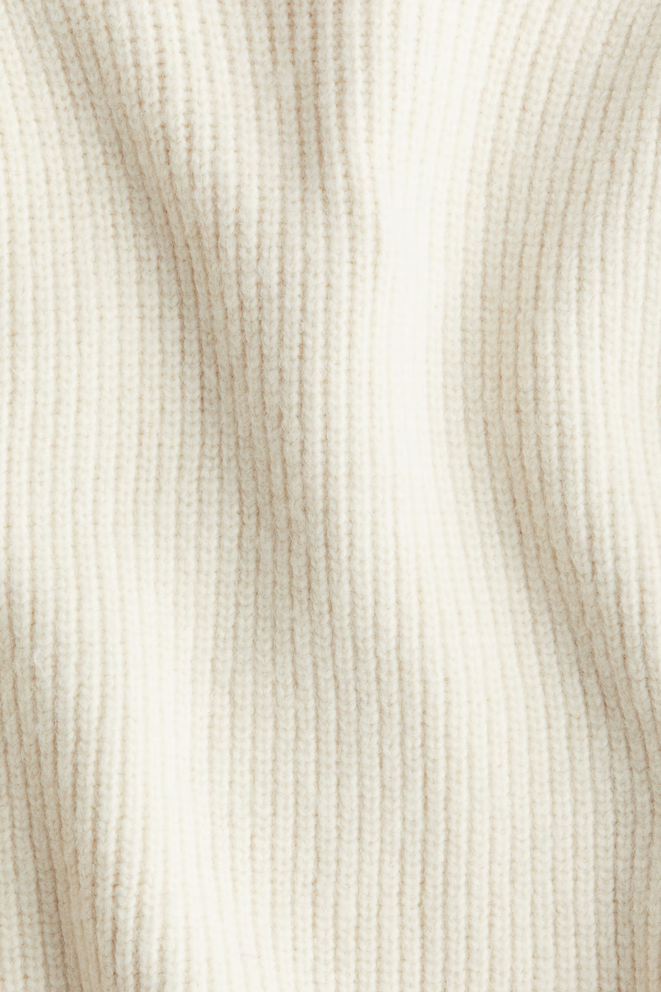 Rib-Knit Mock Turtleneck Sweater | H&M (US + CA)