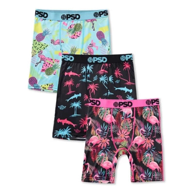 Boys' PSD Island Vibes 3 Pack Boxer Briefs | Scheels Sports