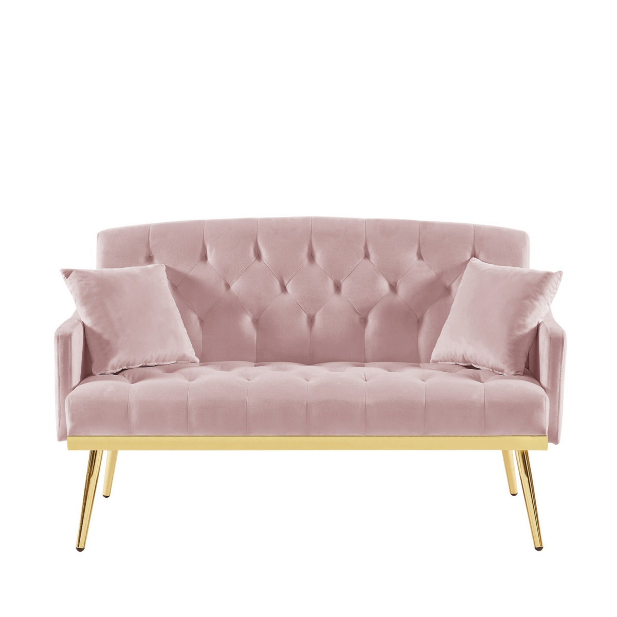 Simplie Fun Pink 2 Seater Sofa - Pink | Macy's