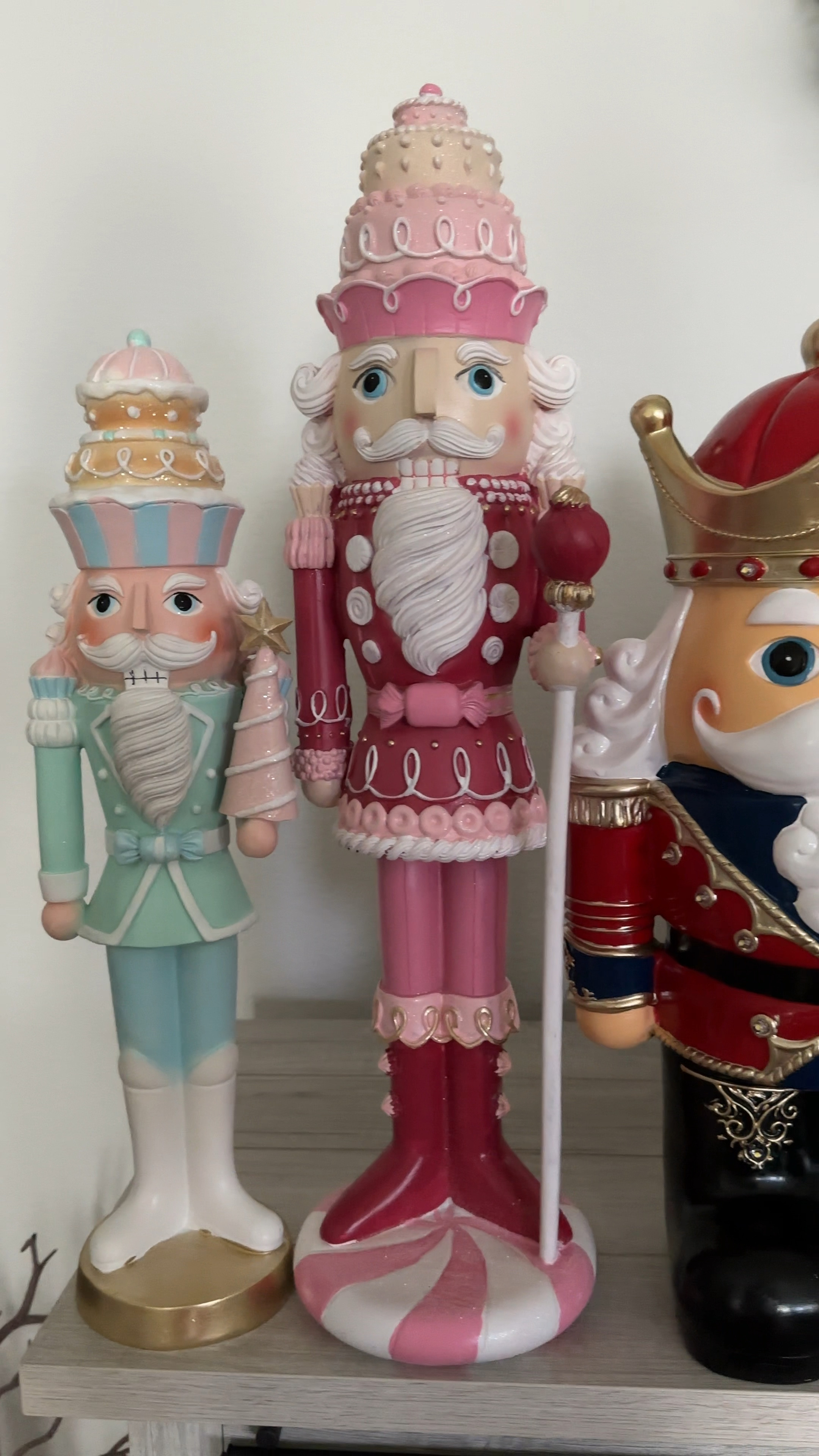 Pastel nutcrackers, cupcake nutcrackers, pinkmas decor, holiday decor, Christmas decor, nutcracker collection, pink nutcracker, blue nutcracker, green nutcracker, red nutcracker 

#LTKHoliday #LTKSeasonal #LTKhome