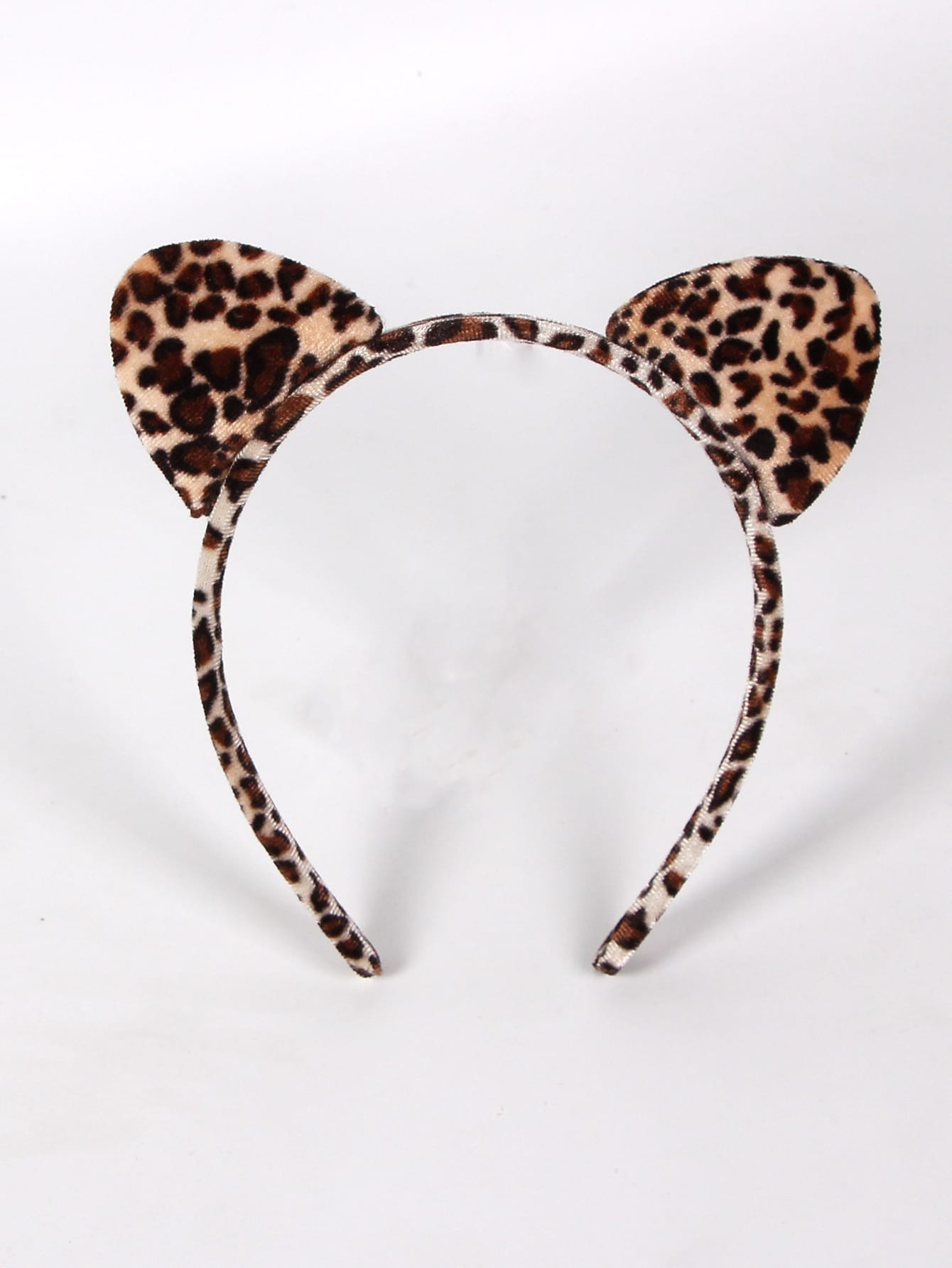 1pc Leopard Pattern Cat Ear Decor Costume Headband for Halloween party | SHEIN