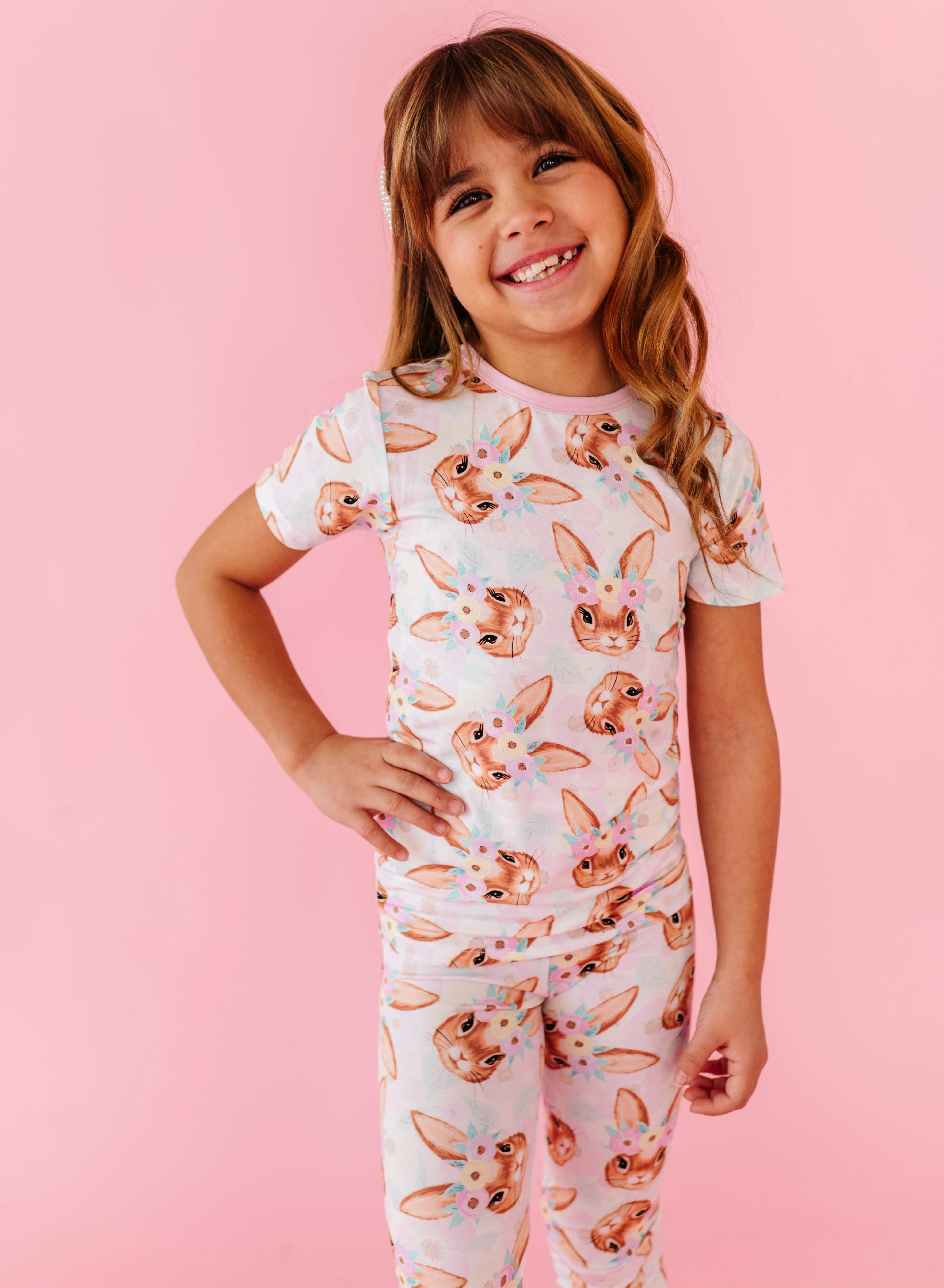 Blossom Bunny 2-Piece Pajamas | Birdie Bean