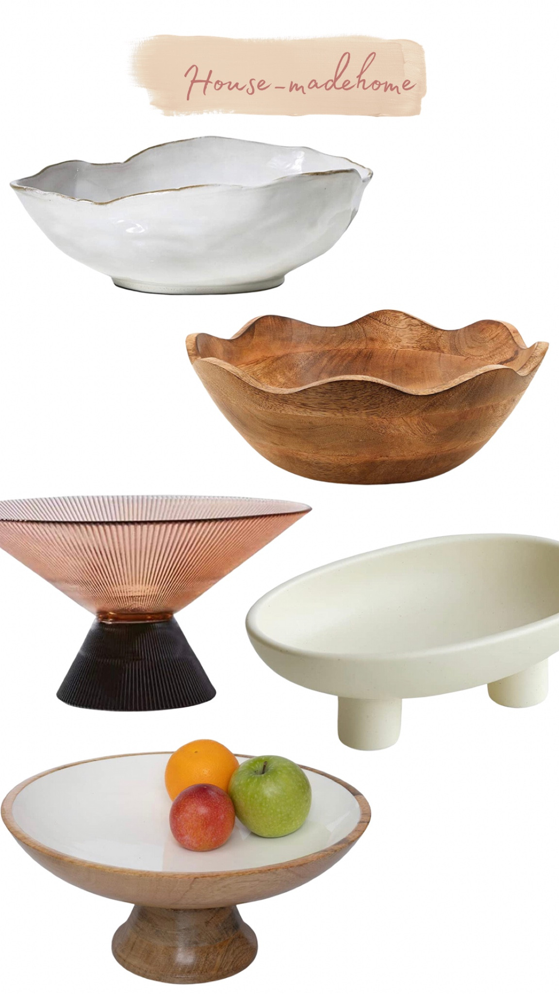 Bring some interest into the kitchen with these fruit bowls. Trust me fruit taste better if taken out of a nice bowl!!!

#LTKhome #LTKFind #LTKGiftGuide
