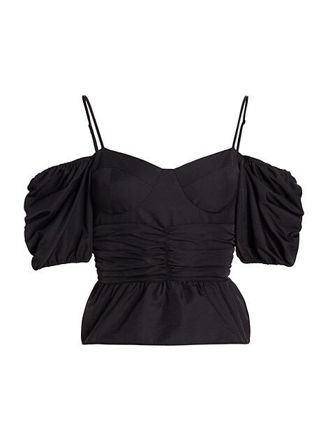 Tipsy Taffeta Bustier Top | Saks Fifth Avenue