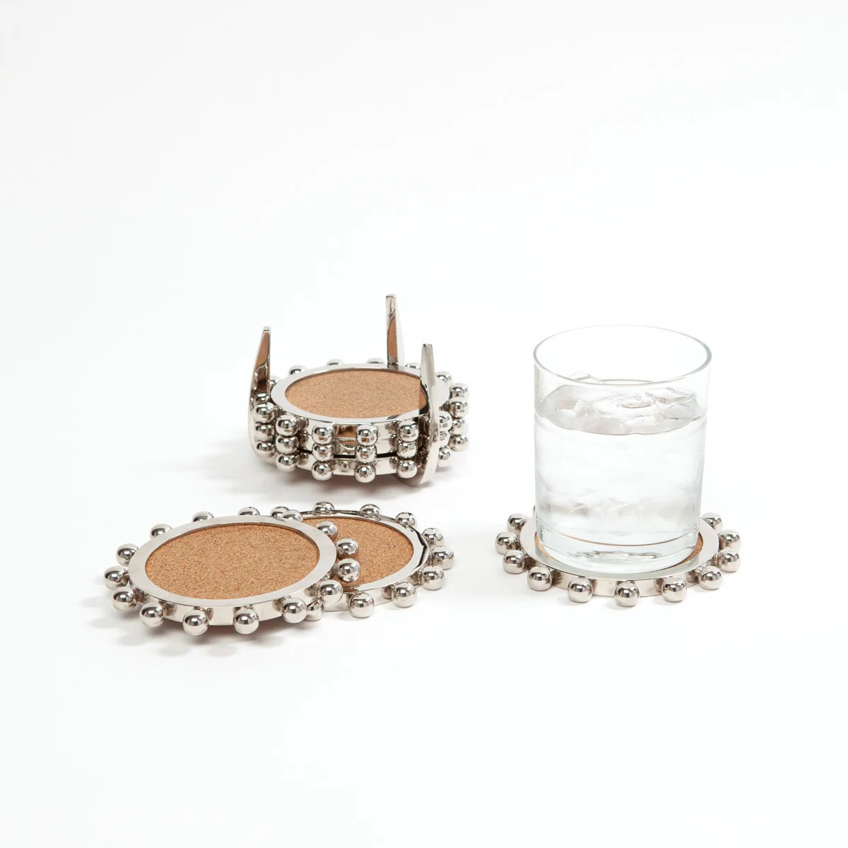 Starburst Crown Coasters-Nickel | Wayfair North America