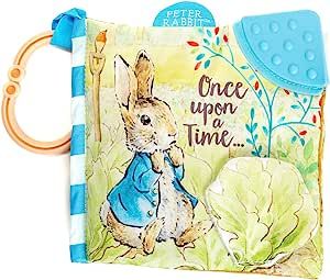KIDS PREFERRED Peter Rabbit Soft Book with Teether and Crinkle, 5 Inches | Amazon (US)