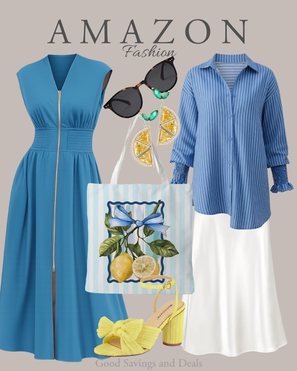 Update your summer look with our Amazon picks. From chic sandals to trendy dresses, find the perfect outfit for any occasion.

#LTKootd