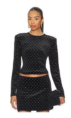 Steve Madden Maddilyn Top in Black from Revolve.com | Revolve Clothing (Global)