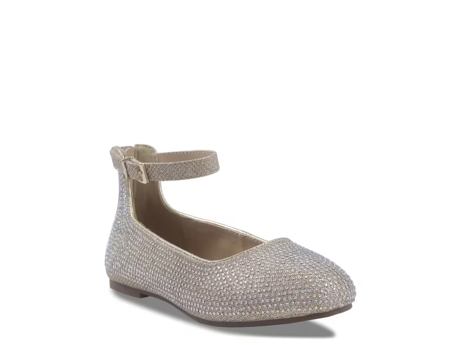 Kenneth Cole Daisy Ethel Flat Kids' | Girl's | Soft Gold | Size 4 Youth | Flats | Ankle Strap | DSW