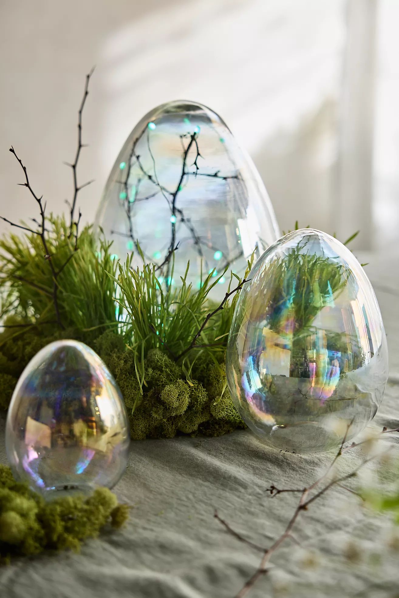Iridescent Glass Egg | Terrain