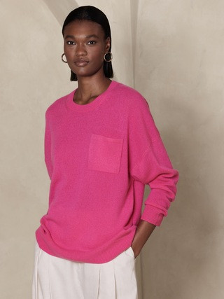 Hayden Oversized Lightweight Cashmere Sweater | Banana Republic (US)