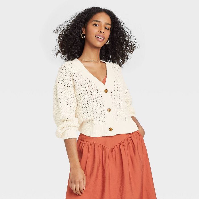 Women's Button-Front Cardigan - A New Day™ | Target