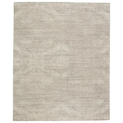 Abstract Handwoven Gray/Ivory Area Rug | Wayfair North America