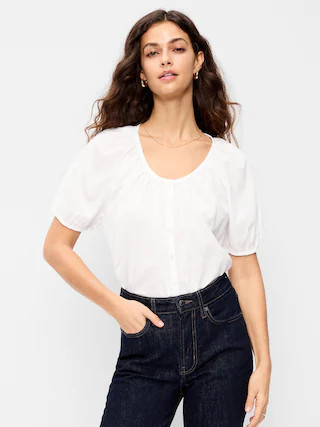 Airy Button-Down Top | Old Navy (US)