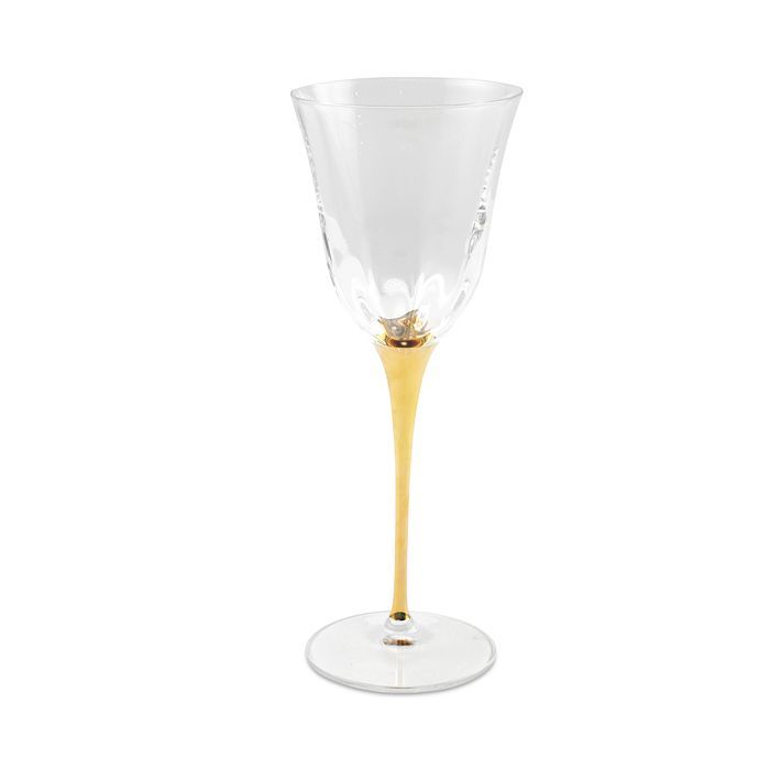 Optical Gold Stem Wine Glass | Bloomingdale's (US)