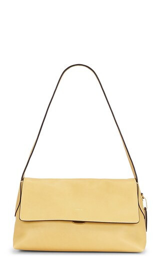 Coach Natural Grain Leather Chelsea 30 Shoulder Bag in Yellow. | Revolve Clothing (Global)