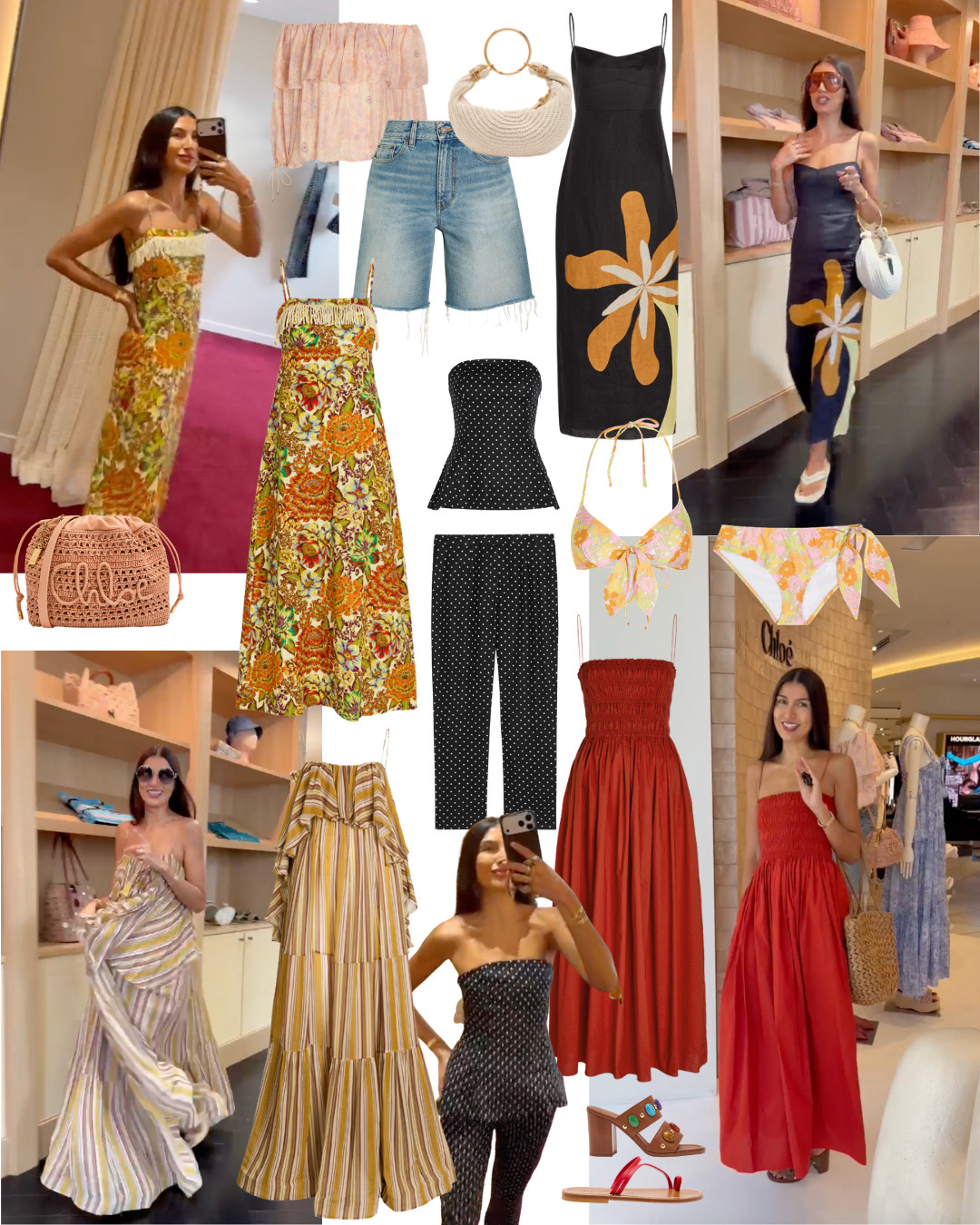 The Harvey Nichols Edit 

summer dresses, maxi dress, floral print, black slip dress, statement floral dress, bandeau set, polka dot co-ord, red smocked dress, striped maxi dress, denim shorts, blush off shoulder top, floral bikini, woven handbag, beach sandals, holiday outfits, resort wear, vacation style, european summer, chic evening look, feminine occasionwear 

 #LTKuk #LTKeurope #LTKluxury