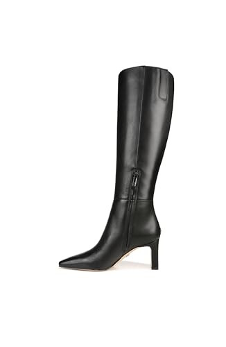 Sam Edelman Sylvia Knee High Boot Black Leather 10 Medium | Amazon (US)