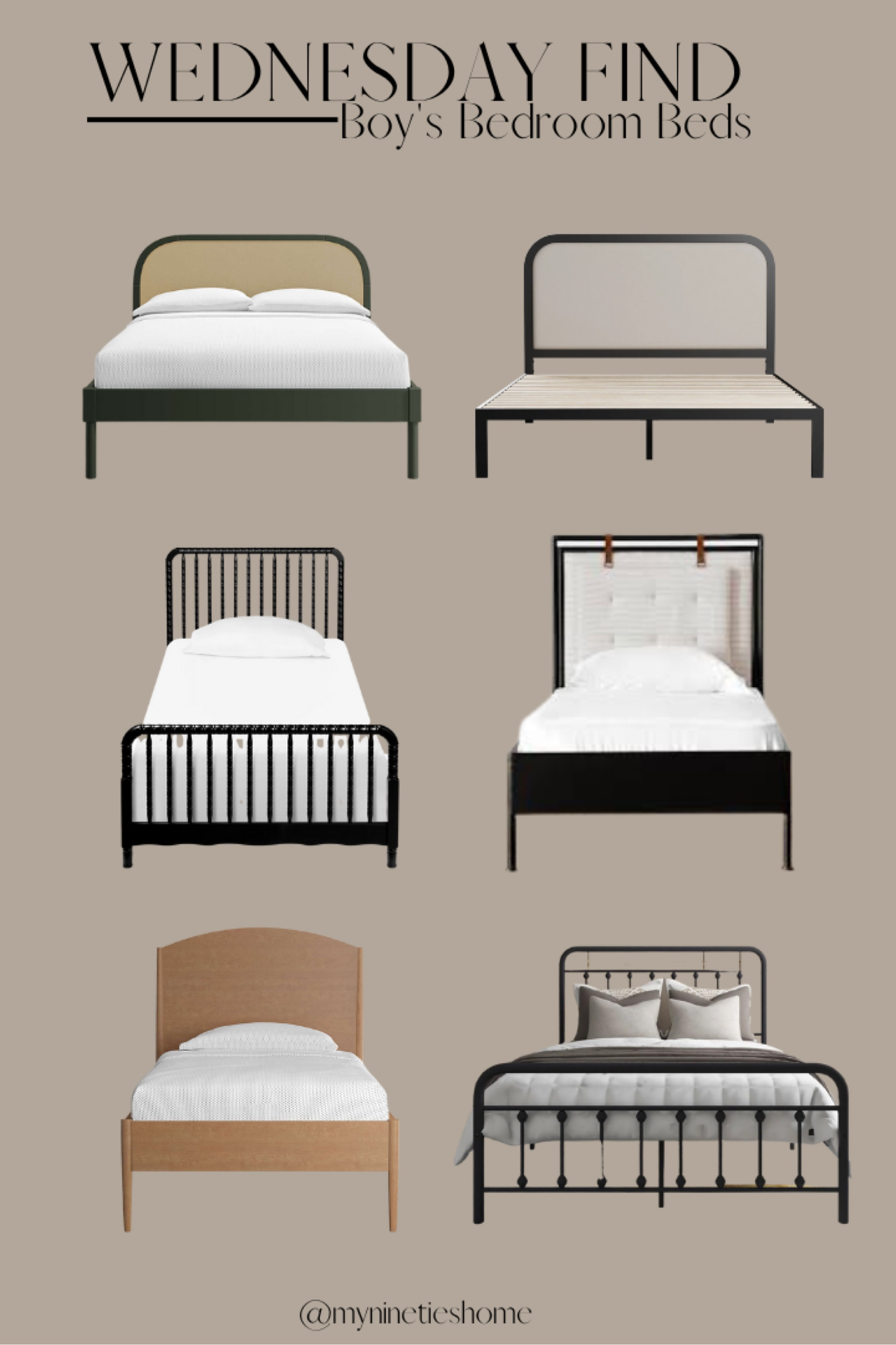 Boy’s Bedroom Bed Options

Boy’s room, twin bed, full bed, curved headboard, metal bed, boy bedroom 

#LTKstyletip #LTKkids #LTKhome