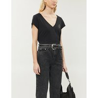 Cruz sequin-embellished cotton-blend T-shirt | Selfridges