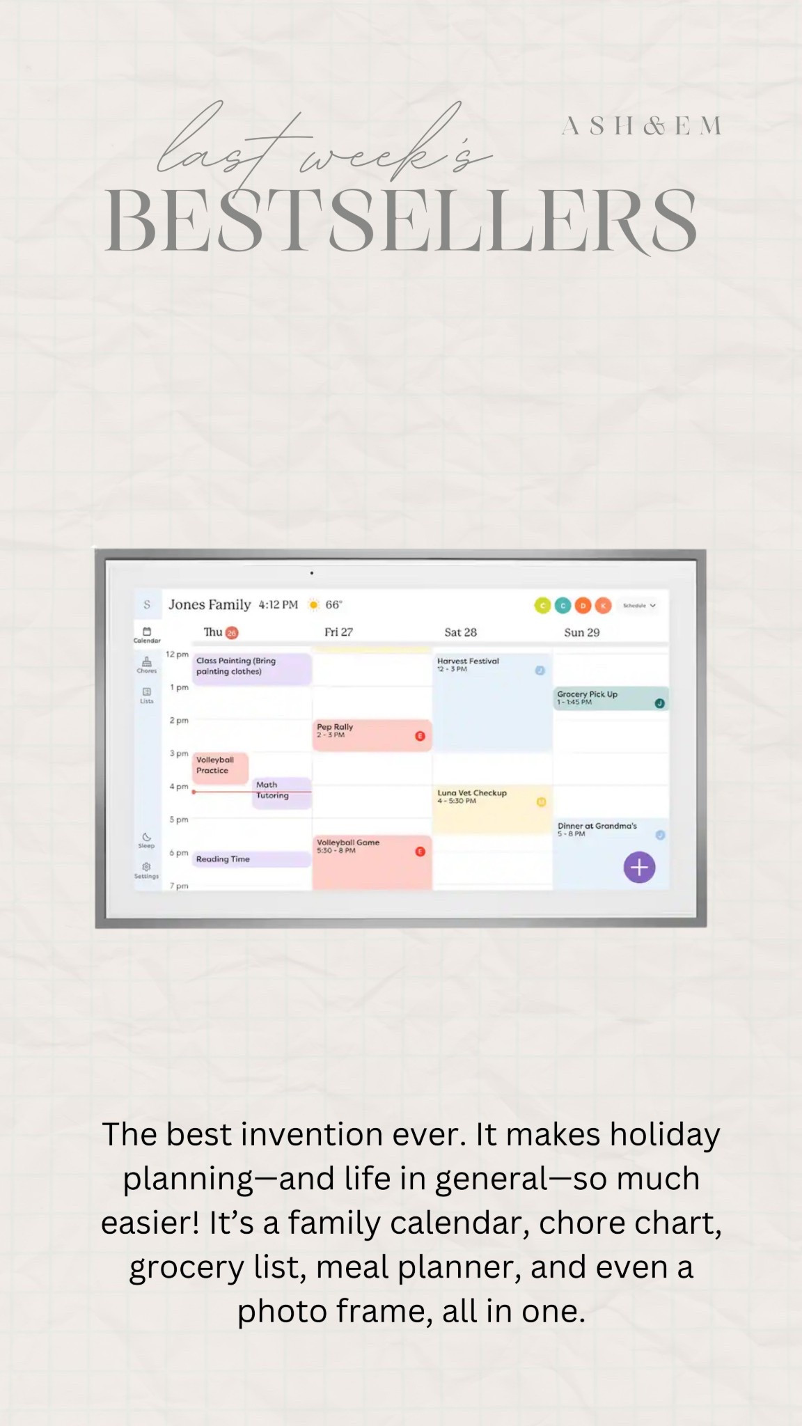 Truly the best invention ever!

skylight calendar, home must haves, mom essentials, home essentials 

#LTKGiftGuide #LTKHome