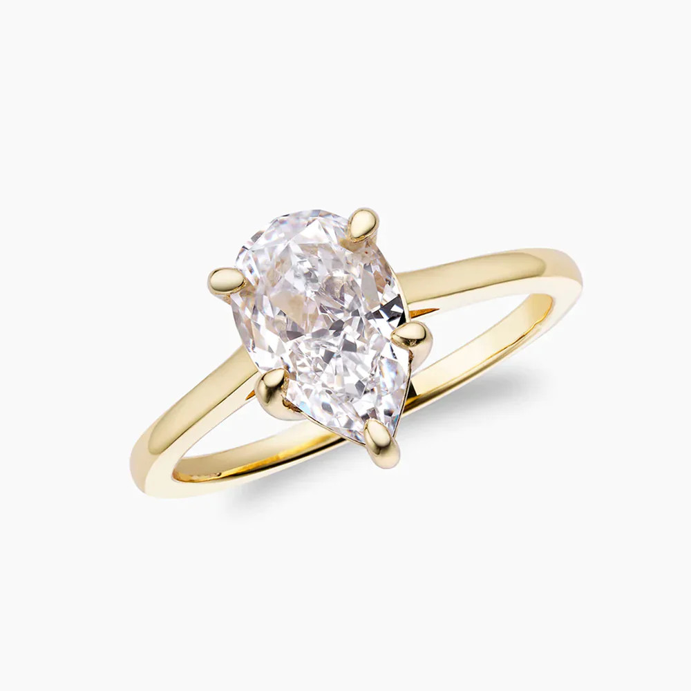 PEAR CUT SOLITAIRE RING | Balmante Jewelry (Global)