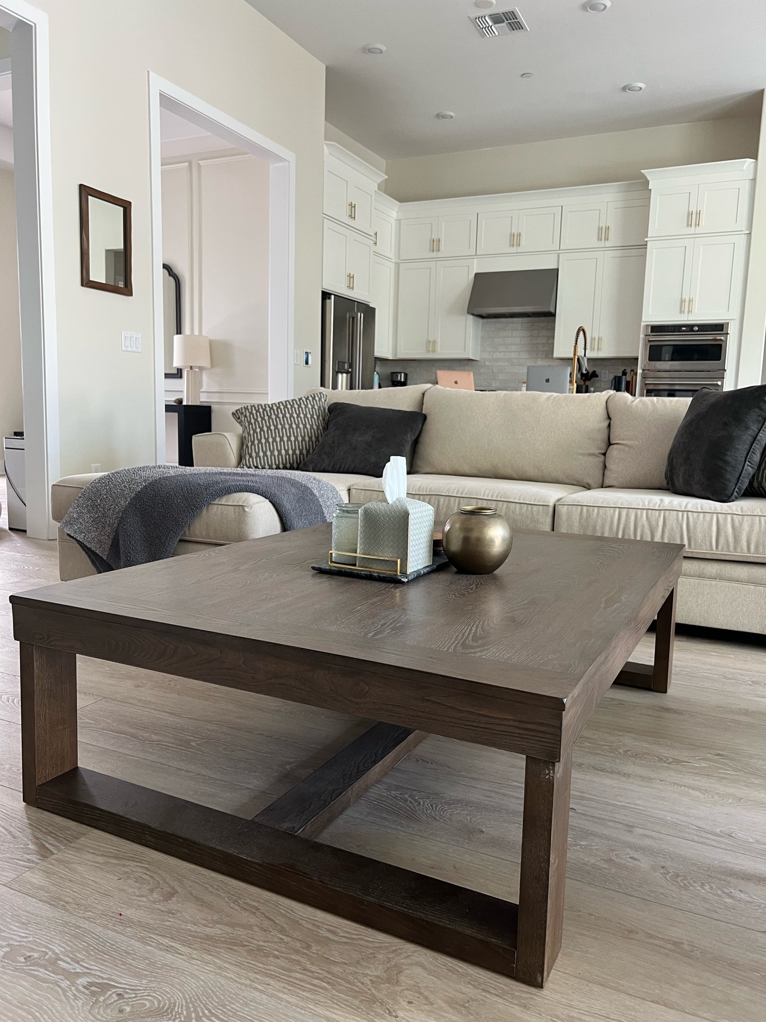 coffee table find - large wood coffee table under $300

#LTKhome #LTKsalealert